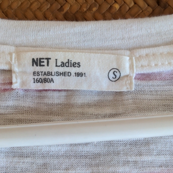 NET Striped Tie-Front Tee - Picture 2 of 3